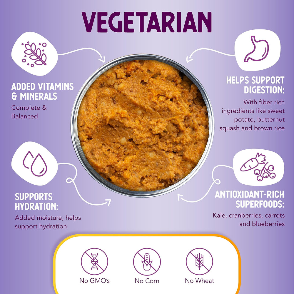 Health Extension Vegetarian Entrée served as mix with dry kibble for enhanced nutrition
