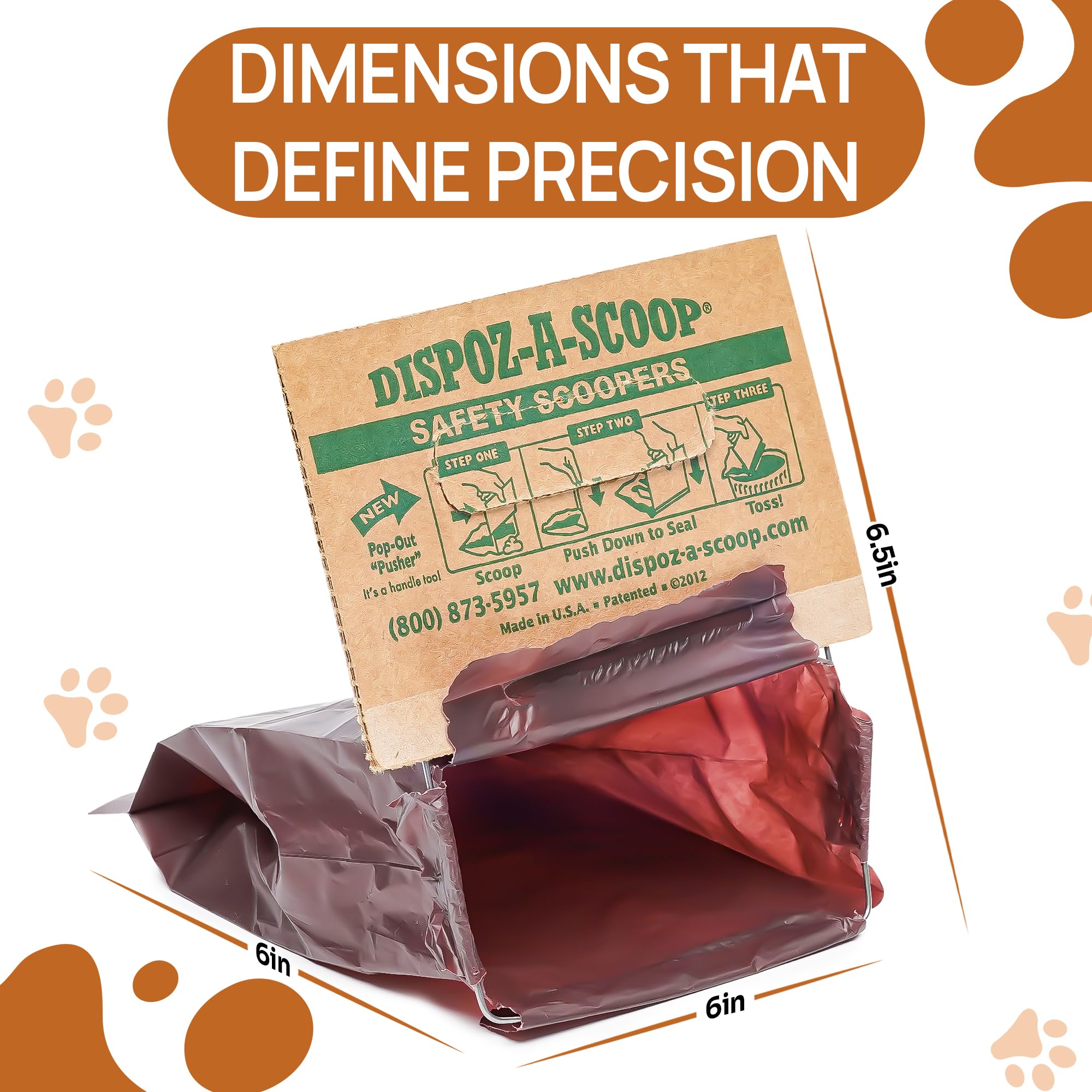 Healthpro Prods Dispoz-A-Scoop yard cleanup on-the-go use.