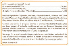 Healthy Breeds Omega HP Soft Chews dog eating to support sensitive skin