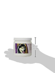 Healthy Breeds multivitamin label highlighting the vet-recommended formula for dogs.