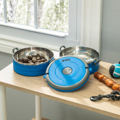 Healthy Human water-top bowl displaying 16 oz capacity for quick hydration.