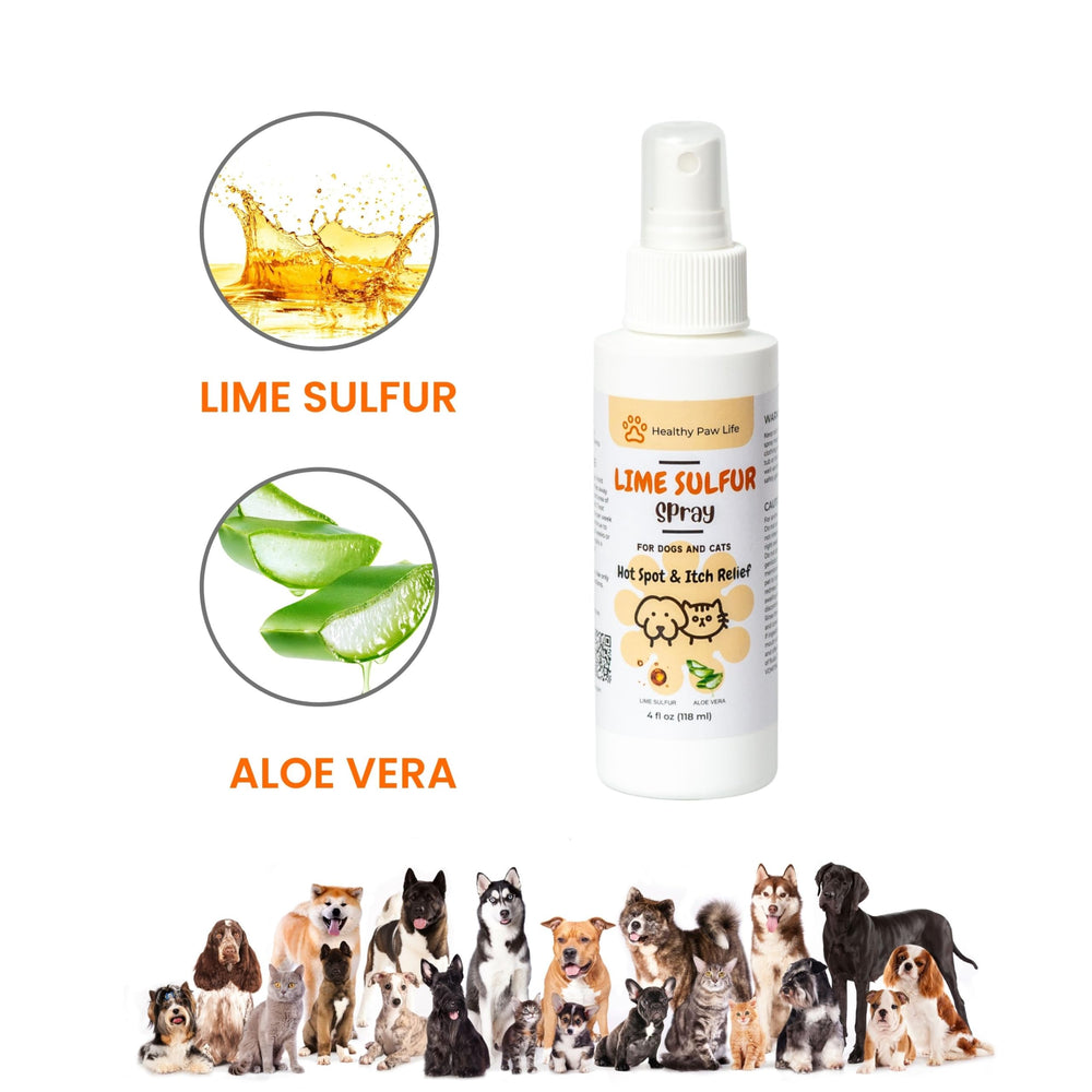 Packaging of Healthy Paw Life Classics Lime Sulfur Bundle two-item set