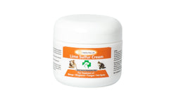 Healthy Paw Life lime sulfur cream bottle for easy at-home skin care.