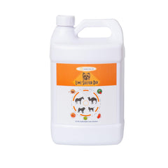 Healthy Paw Life lime sulfur dip bottle pour for at-home pet skin care.