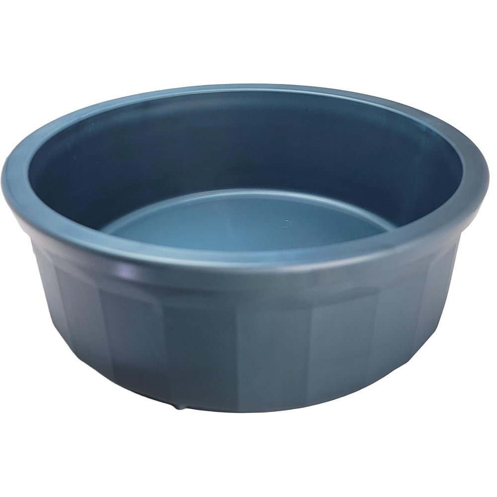Healthy Surplus Pet Crock Bowl blue 96oz, non-tip stability for stable feeding