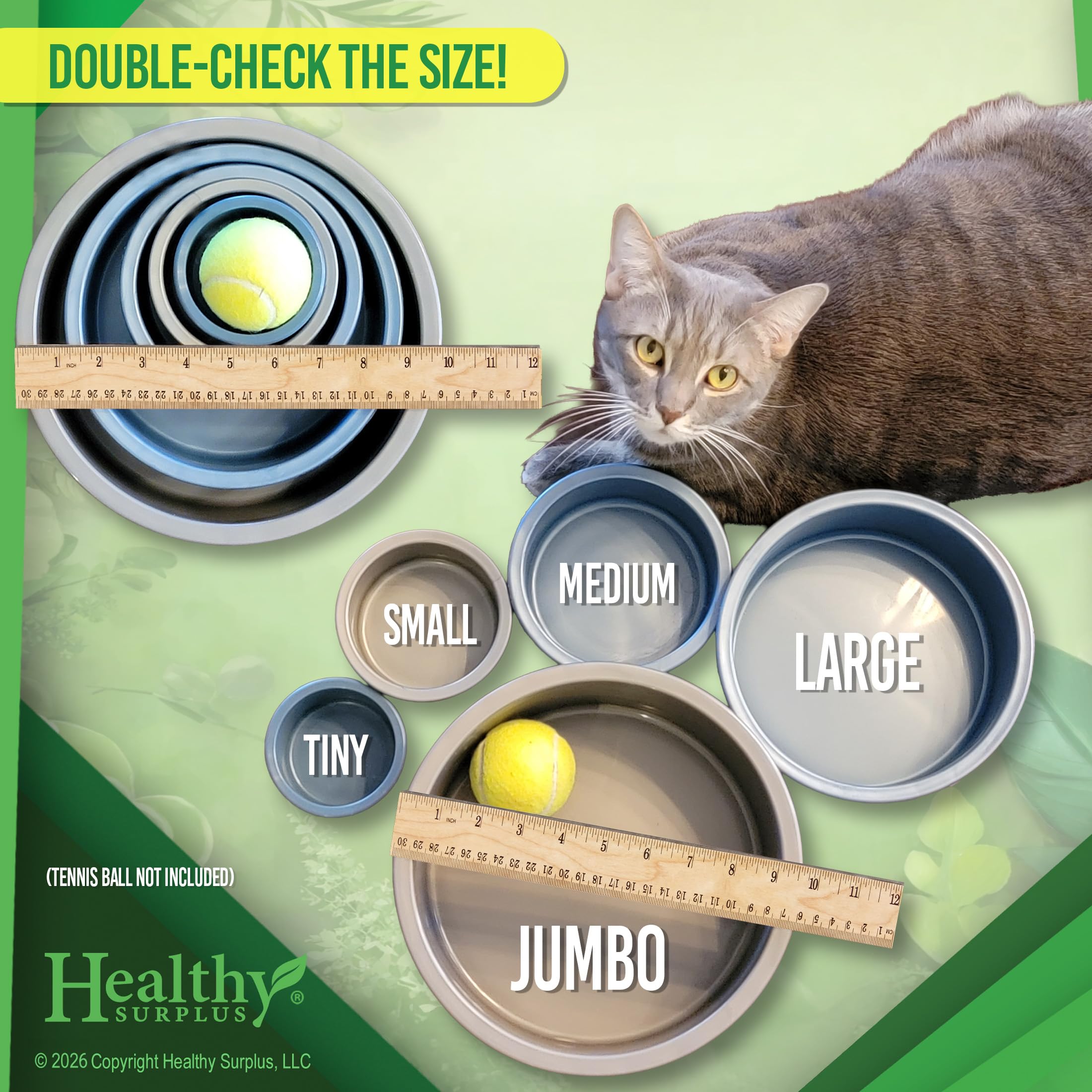 Healthy Surplus Pet Crock Bowl image highlighting dishwasher-safe surface for easy cleaning