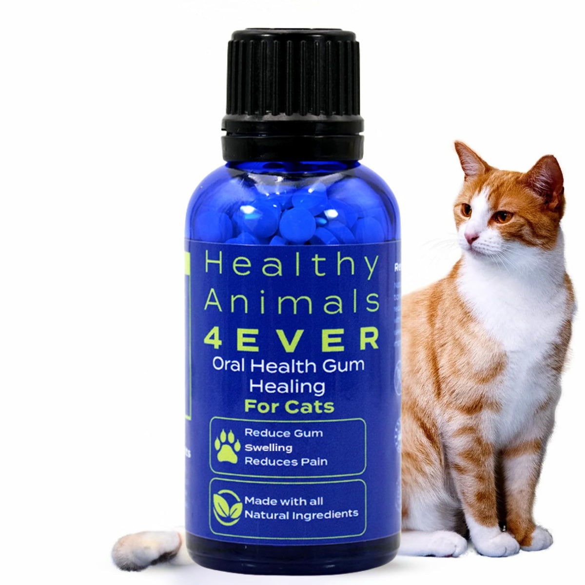 HA4E cat oral health bottle pour for easy, mess-free dosing