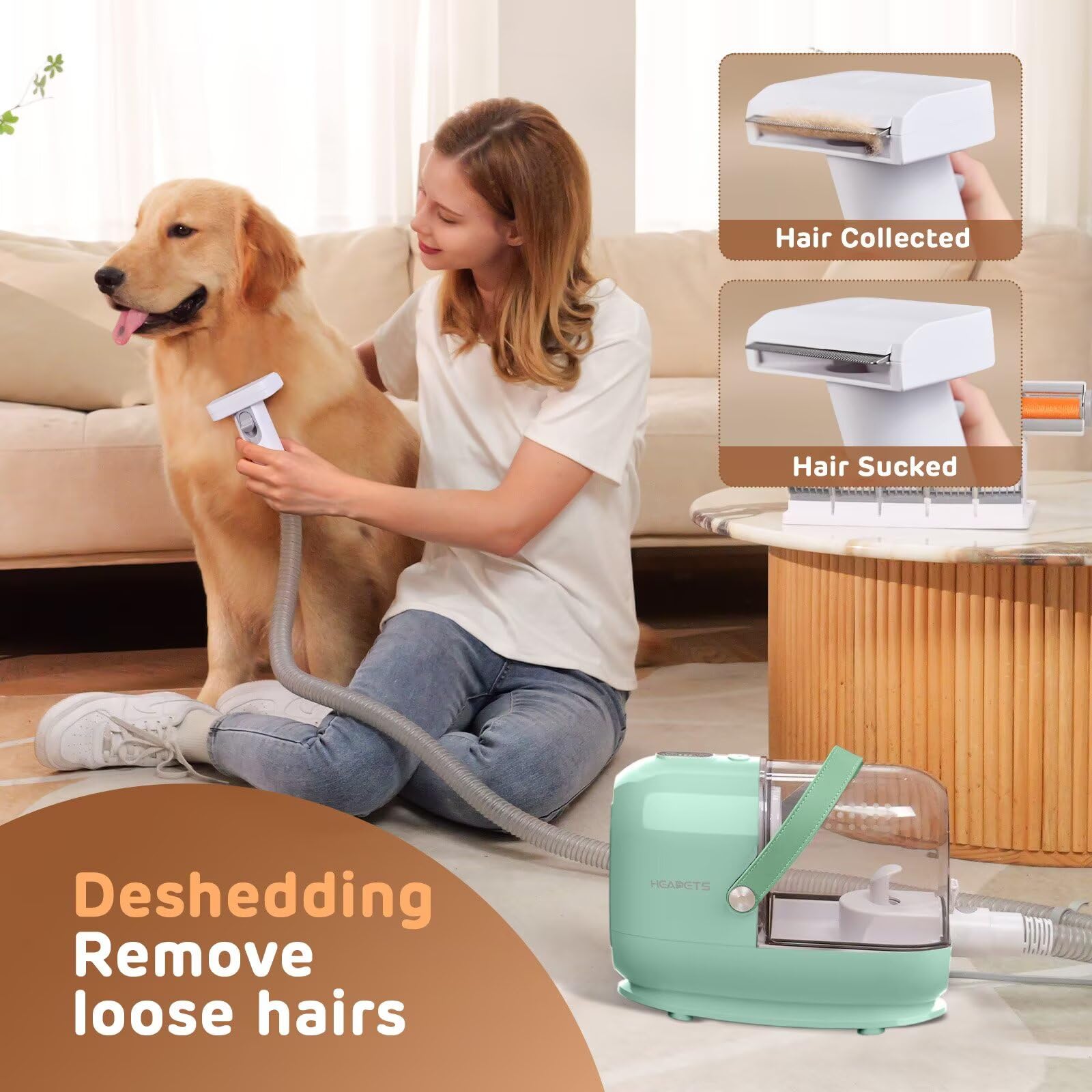 HEAPETS at-home salon day enables confident grooming with a complete toolkit.
