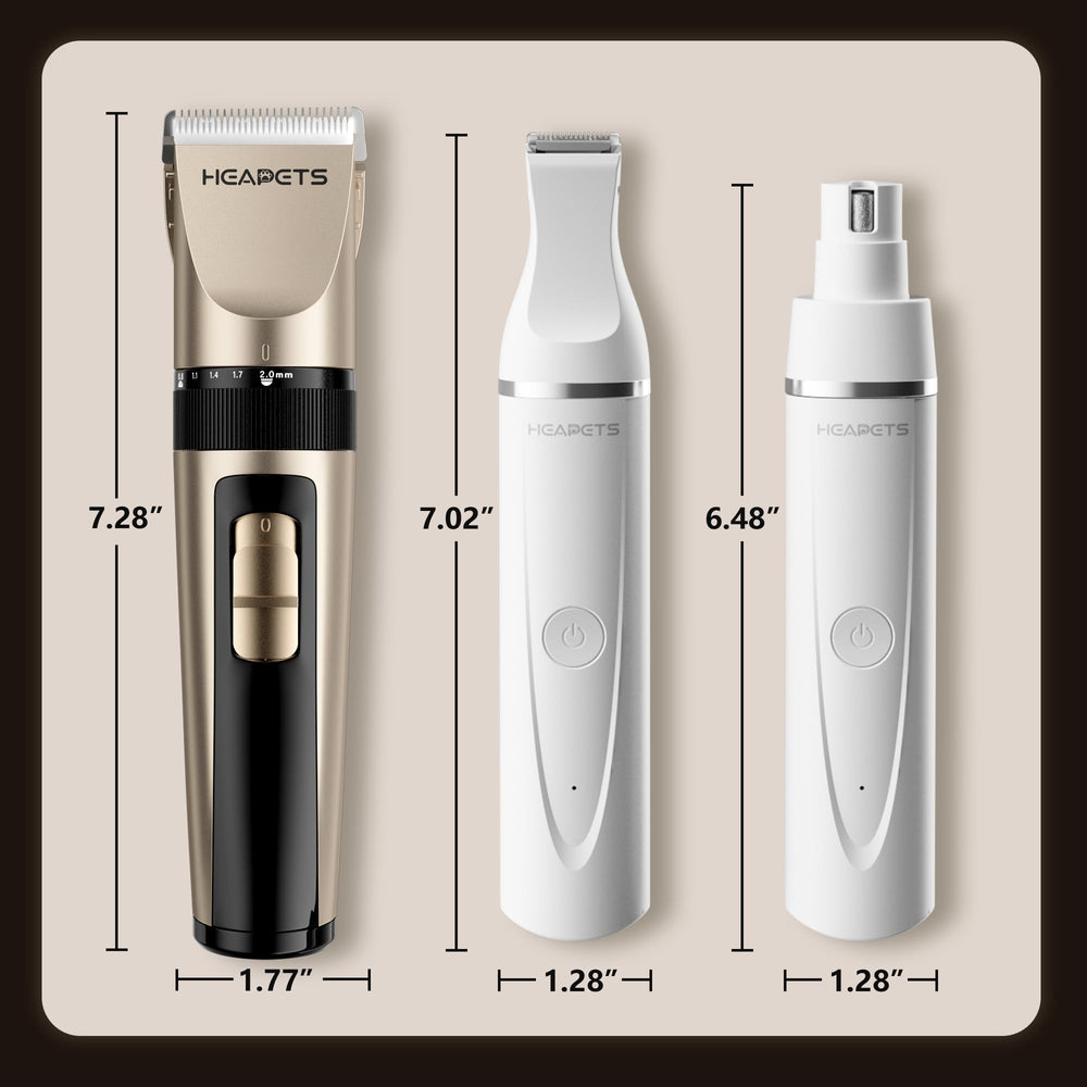 HEAPETS built-in battery indicator to monitor charge level.