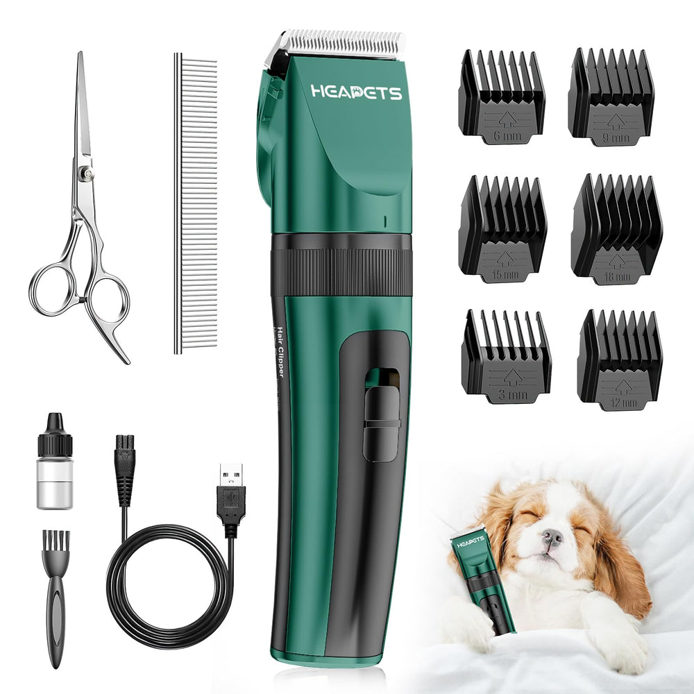 HEAPETS cordless dog clippers enabling flexible grooming with no cord clutter.