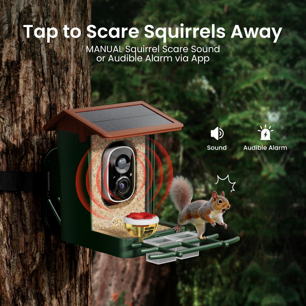 HEAPETS Easy Multi-Mount Installation lets you place it on trees or walls.
