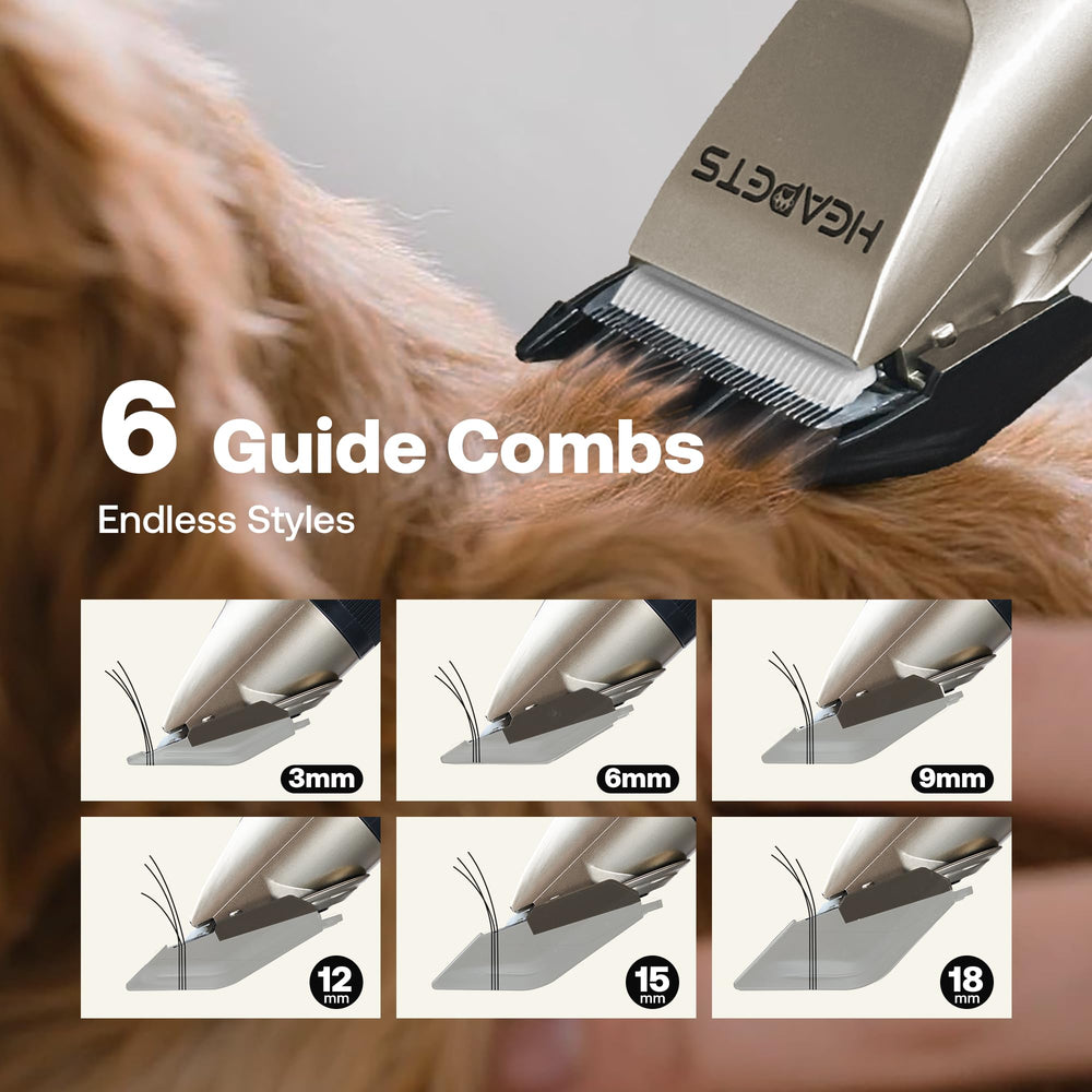 HEAPETS long battery life supports extended grooming on busy days.