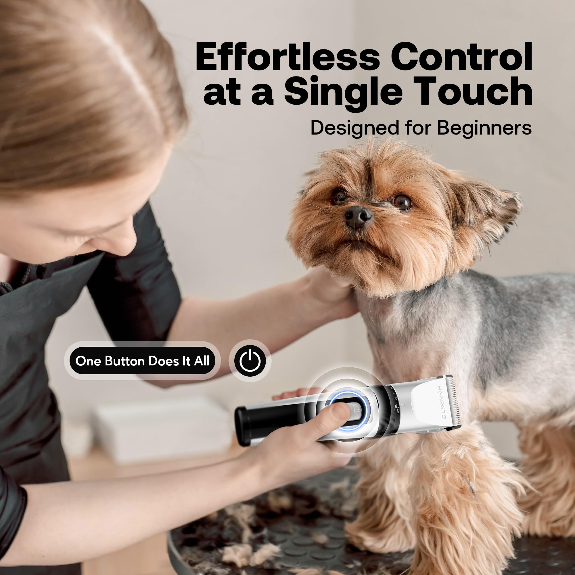 HEAPETS 3-hour battery life supports multi-pet sessions.
