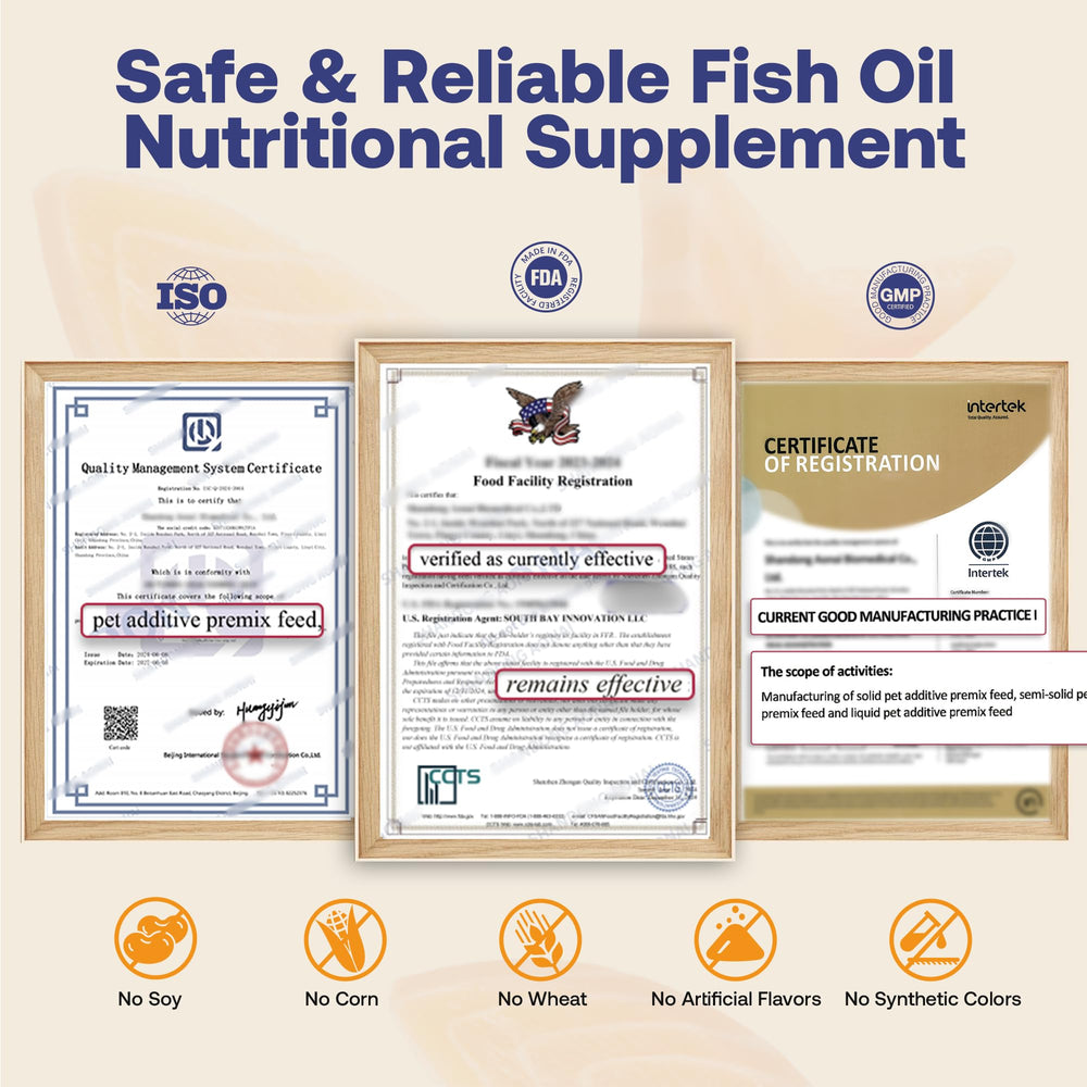 HEAPETS Salmon Oil helping joints and heart health in dogs and cats