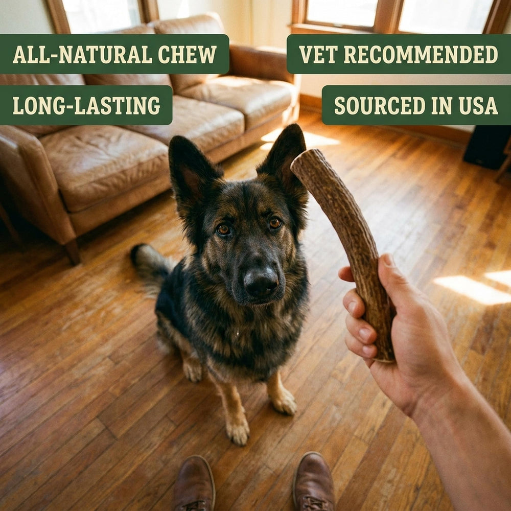 Heartland Antlers long-lasting chew for steady entertainment
