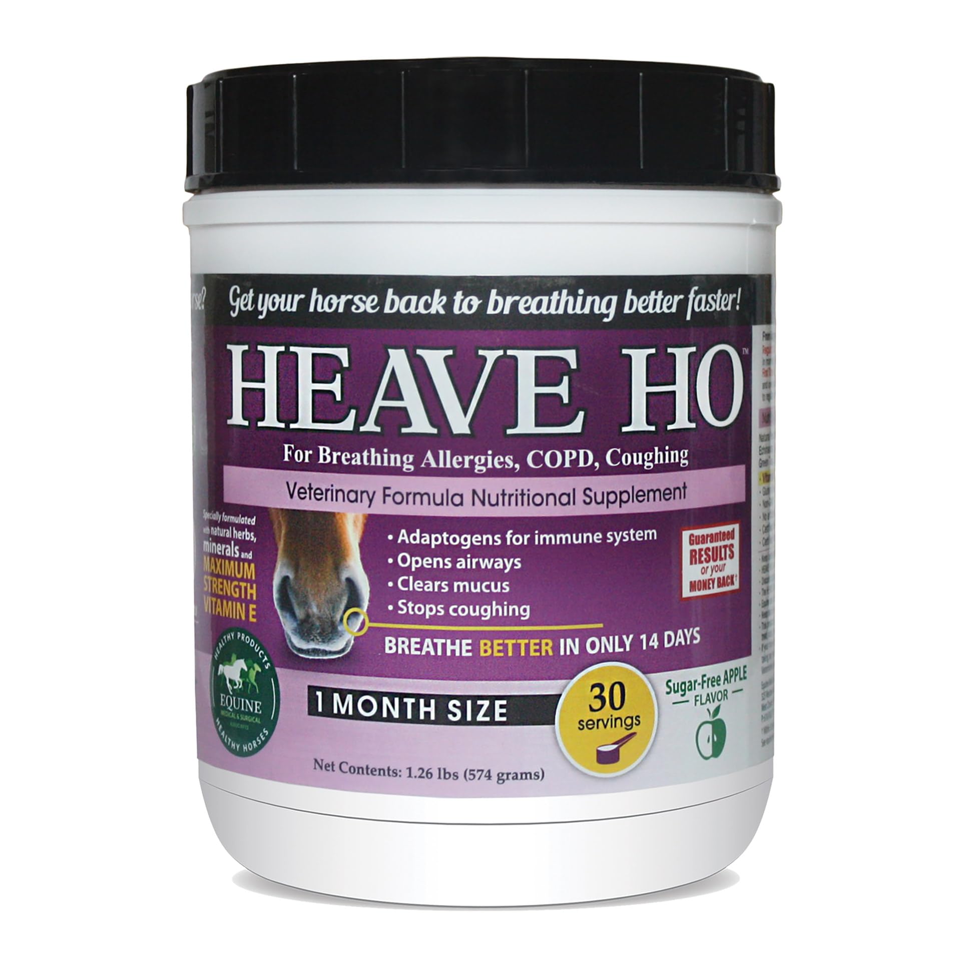HEAVE HO veterinarian developed formula emphasizing quality