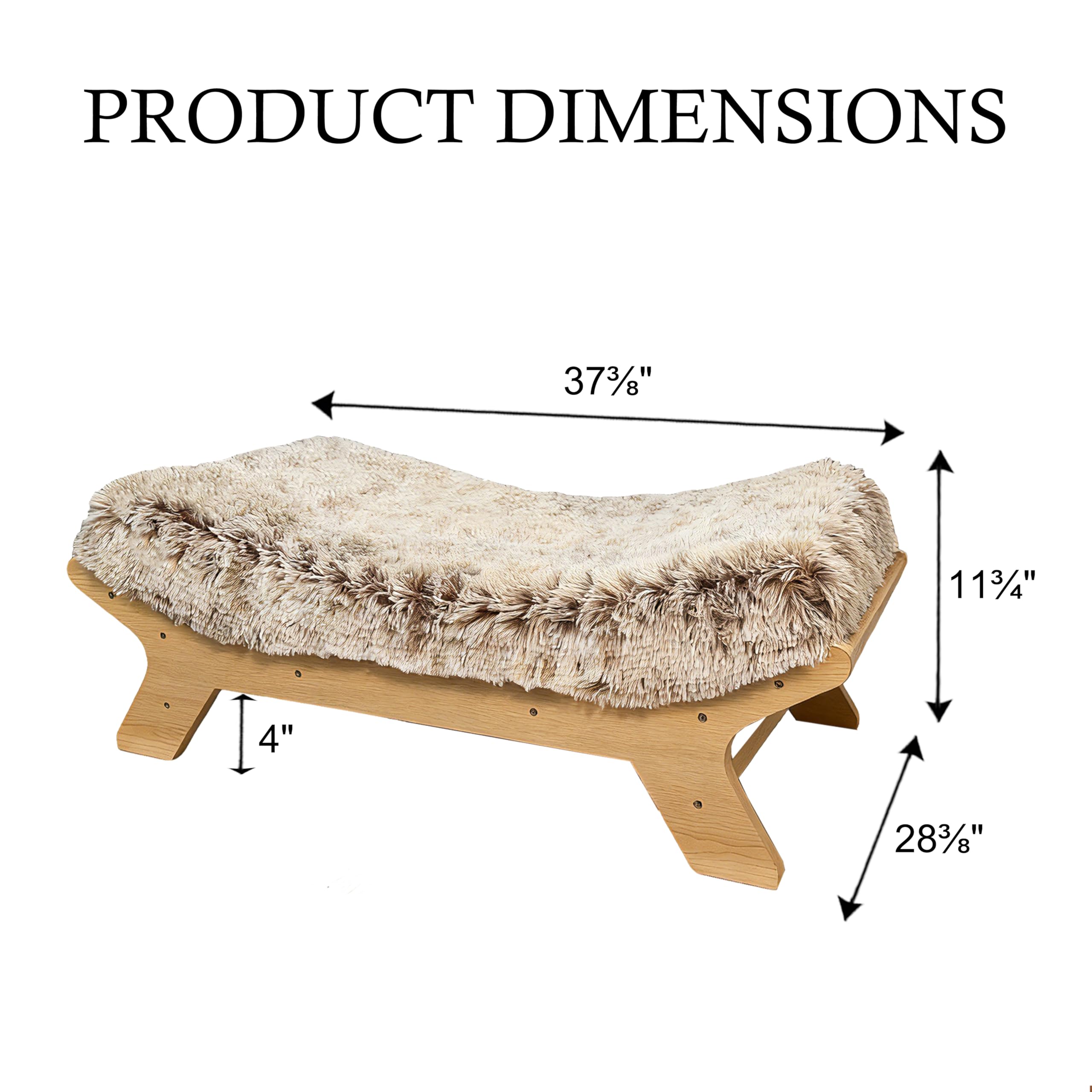 HEAVE SPROUT elevated dog bed mattress provides plush comfort for restful sleep