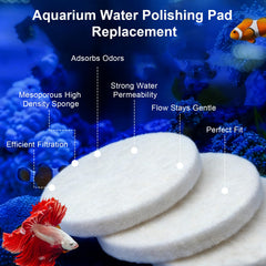 HEBRAR fine polyester polishing pad traps micro-particles to keep water stable.