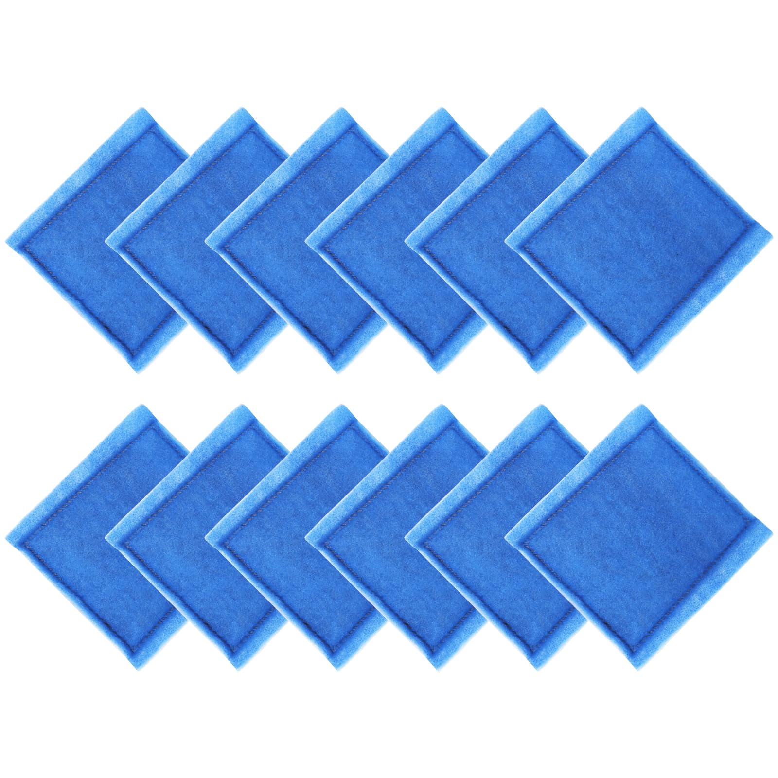 Hedday Aqua-Tech filter cartridge 12-pack ready for reliable water filtration in home aquariums.