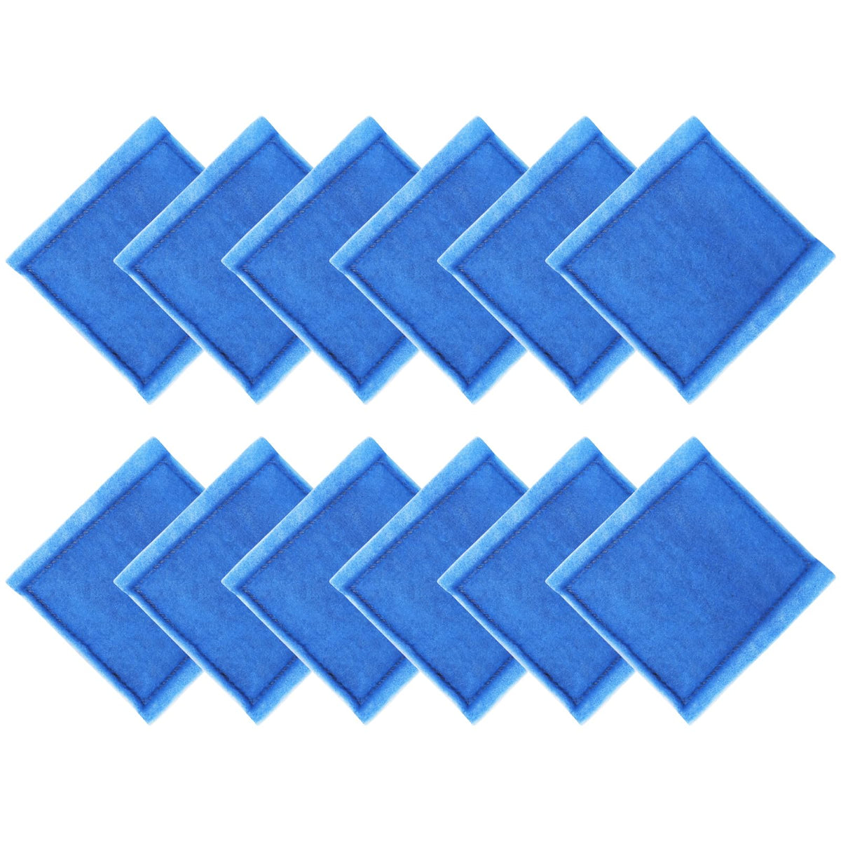Hedday Aqua-Tech filter cartridge 12-pack ready for reliable water filtration in home aquariums.