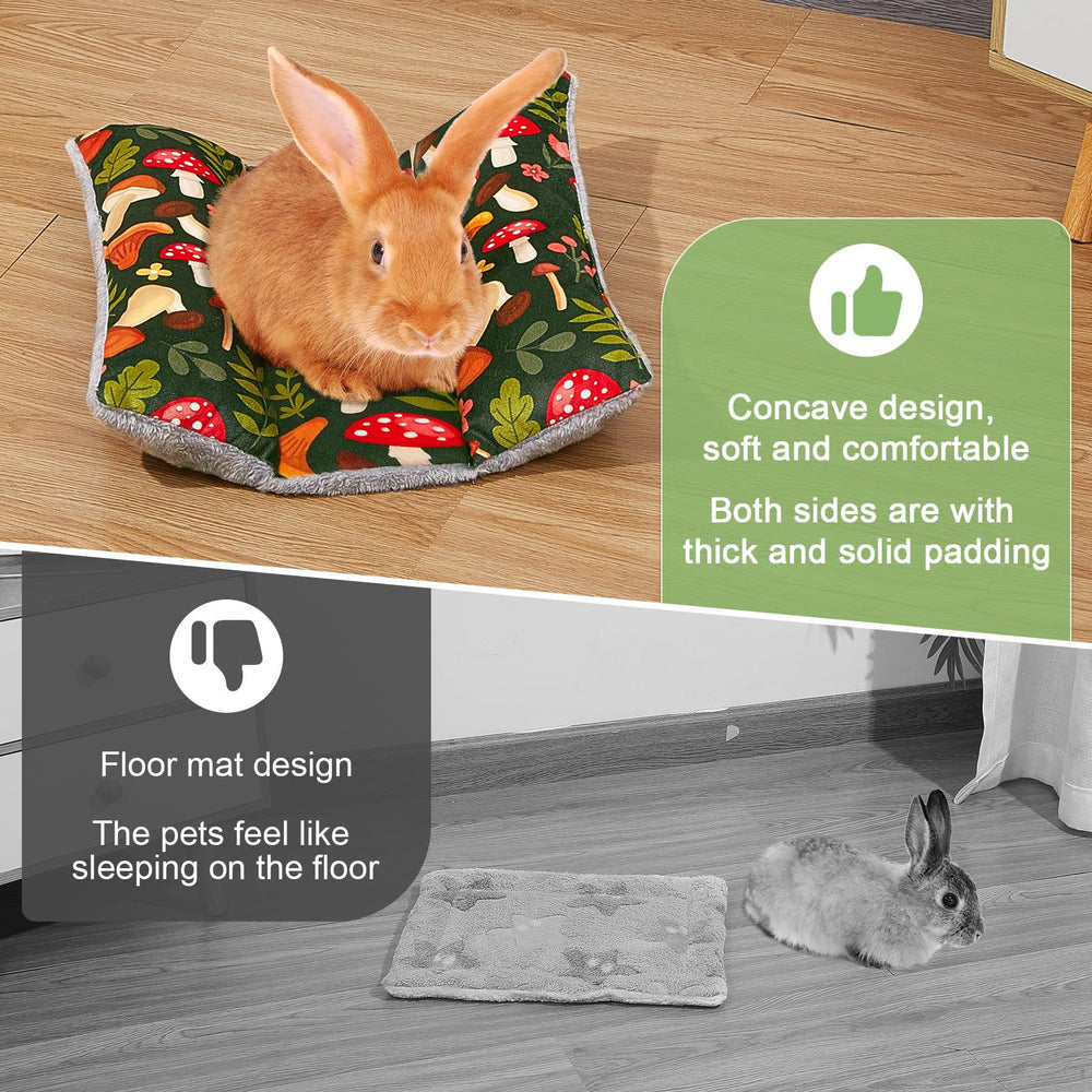 Hedgeink Rabbit Bed arctic velvet reverse for versatile warmth and comfort