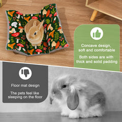 Hedgeink Rabbit Bed arctic velvet reverse demonstrates versatile warmth and easy dirt resistance.