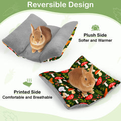 Hedgeink Rabbit Bed cage placement illustrates a compact, secure hideaway.