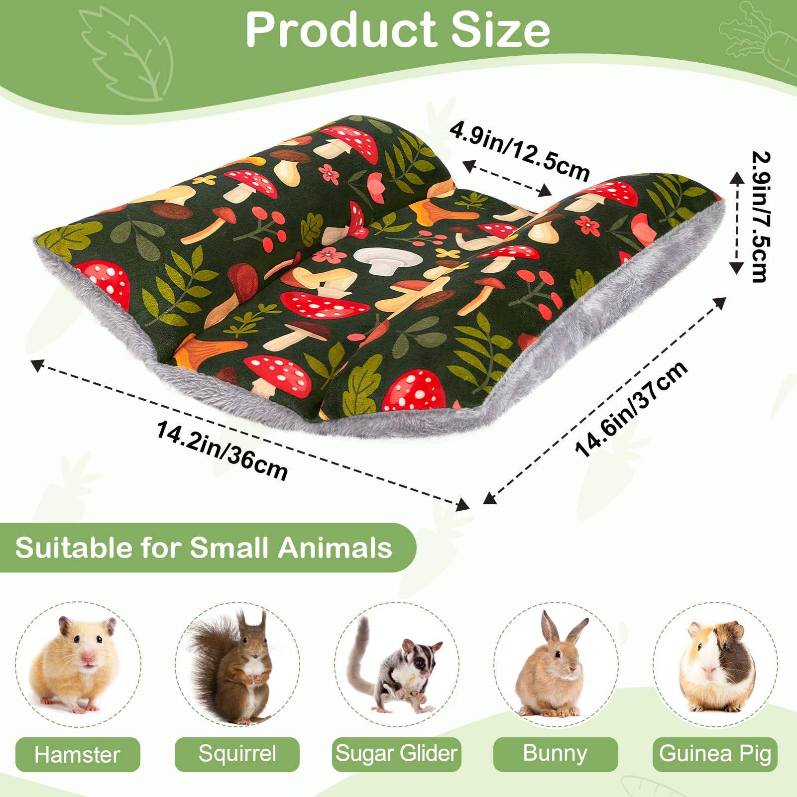 Hedgeink Rabbit Bed ideal for rabbits under 6 pounds