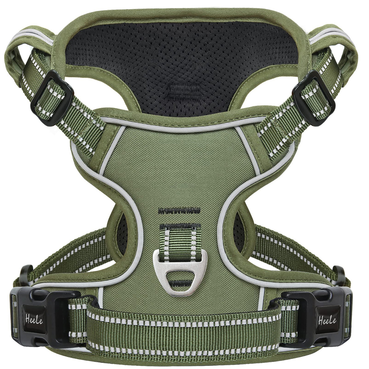 HEELE dog harness with no-pull design for comfortable daily walks.