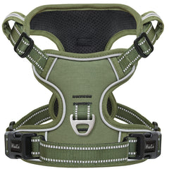 HEELE size L front view dog harness with padded comfort for daily walks.