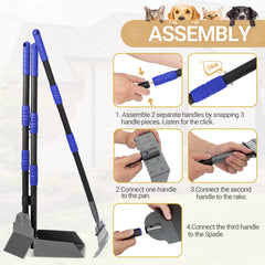Heeyoo adjustable handle with clip-on interlock for easy setup.