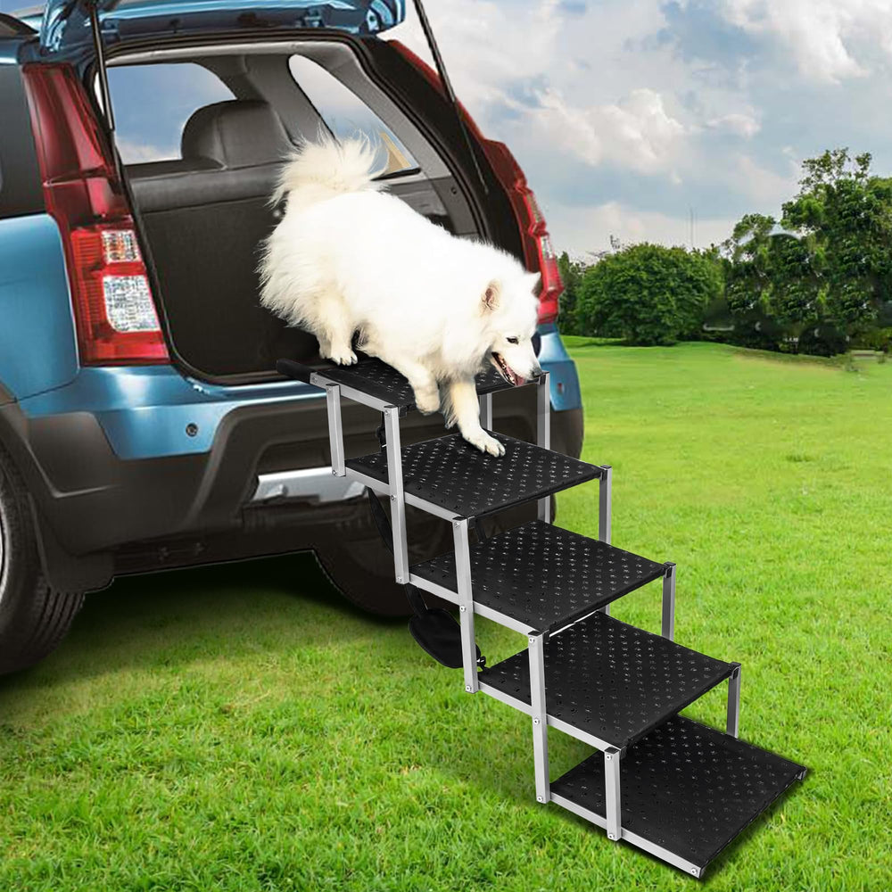 Heeyoo dog ramps easy setup foldable design for car trips