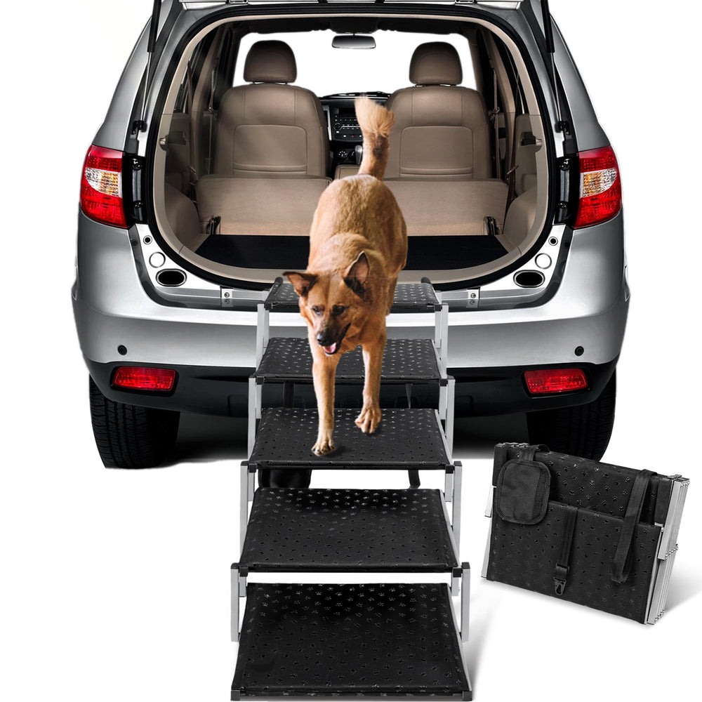 Heeyoo dog ramps folded compact for easy car storage and travel