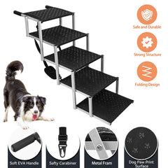 Heeyoo dog ramps non-slip surface improves grip during climbs