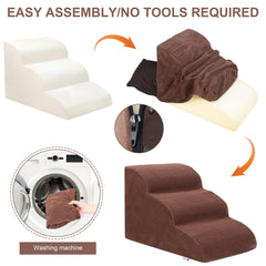Heeyoo stairs designed for high beds and couches for convenient access.