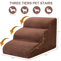 Heeyoo high-density foam stairs support joints with a soft, sturdy core.