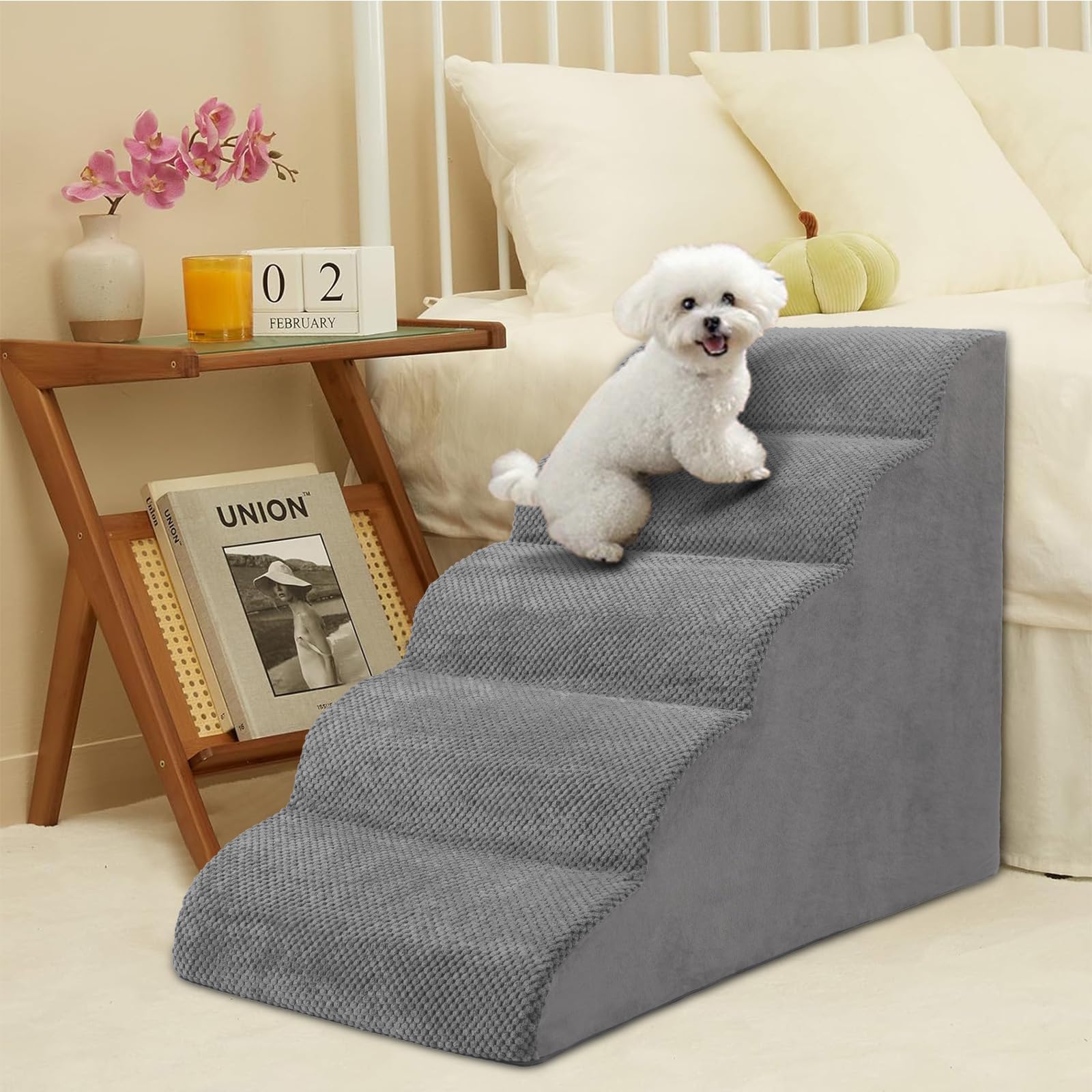 Ideal for small dogs, seniors, or injured pets at home.