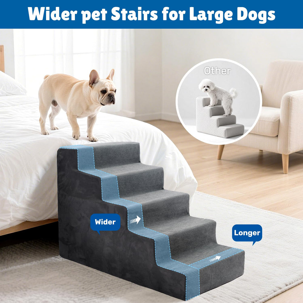 Heeyoo dog steps removable-cover for easy machine-wash cleaning.