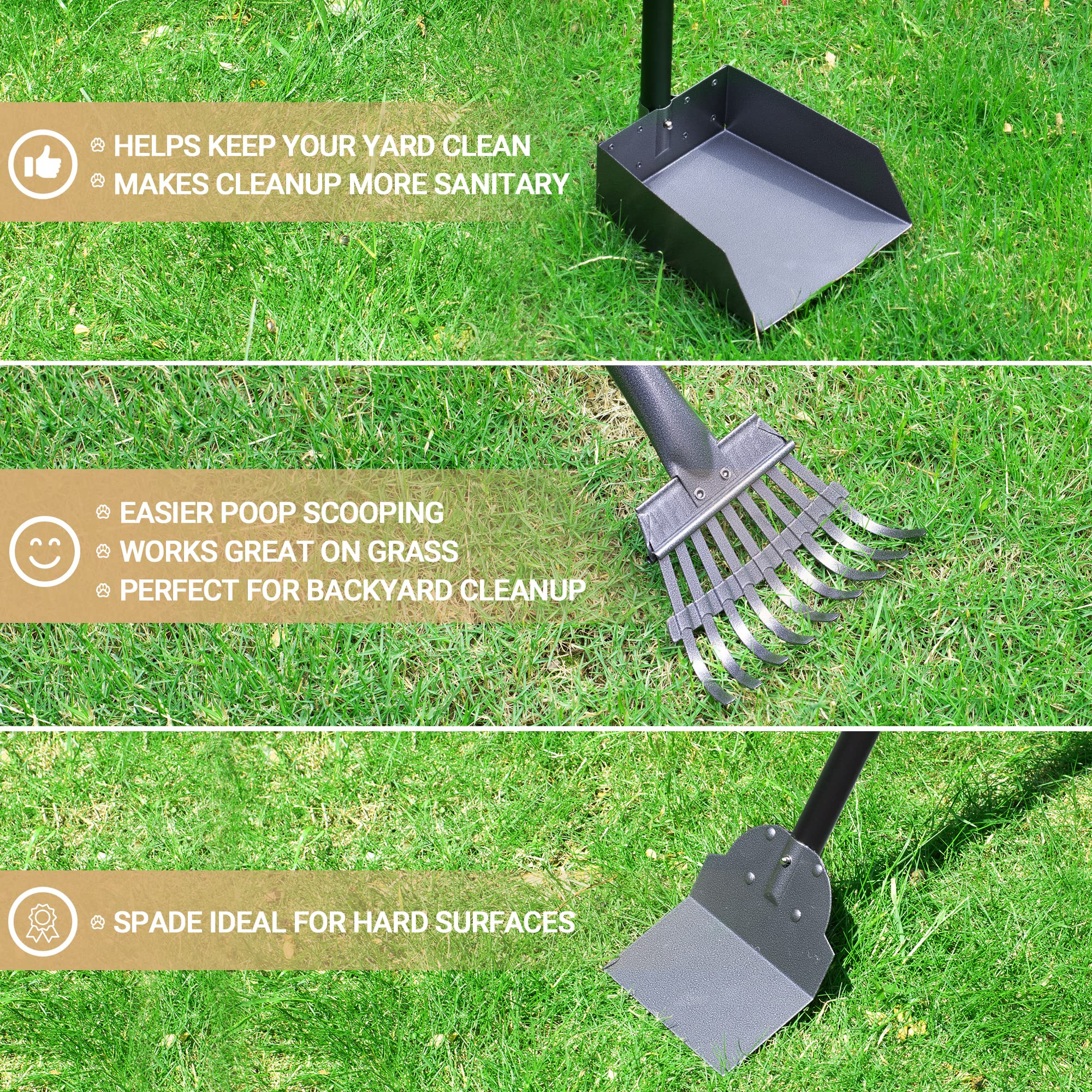 Heeyoo non-stick coating aids hose-off cleaning after use