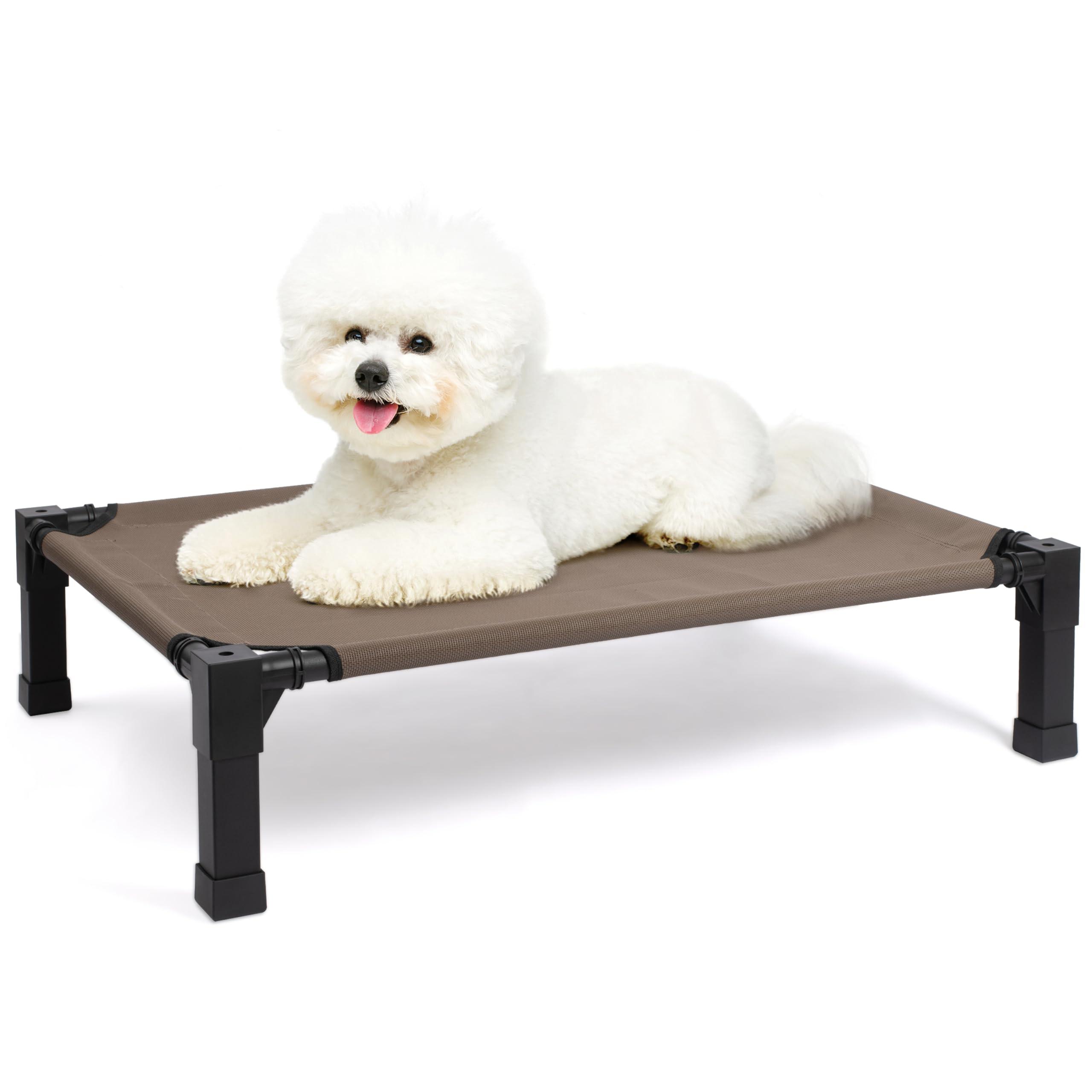 Heeyoo elevated dog bed cooling design for indoor and outdoor comfort
