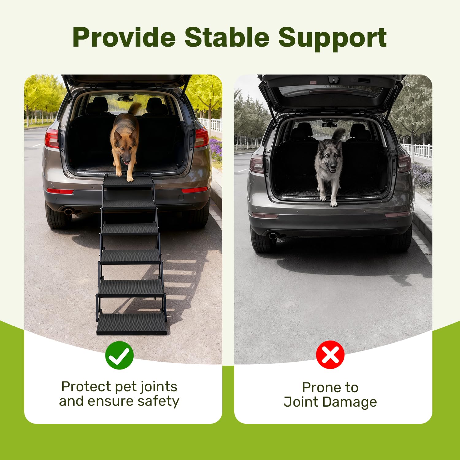 Heeyoo foldable design folds compactly for trunk storage between uses