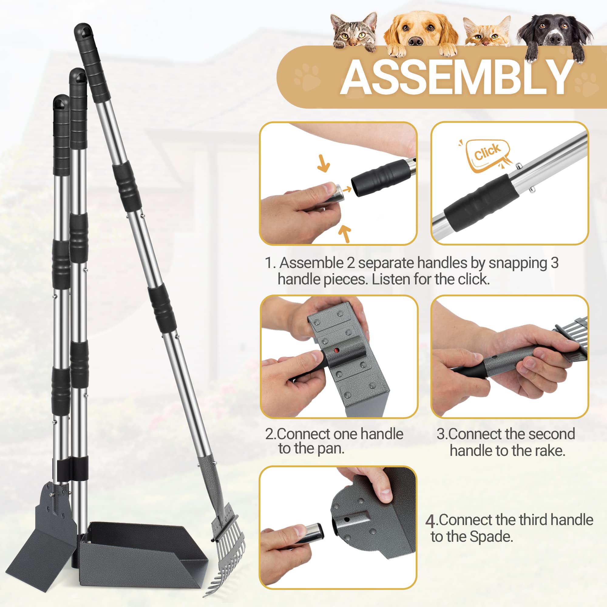 Heeyoo interlocking clip for fast, single-person assembly.
