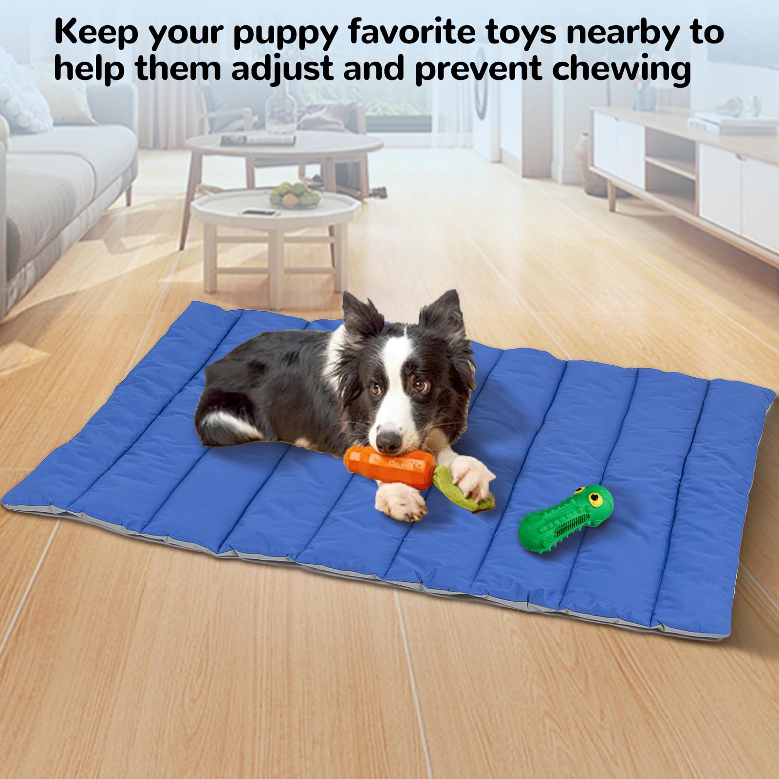 Heeyoo bed suitable for both indoor and outdoor spaces like patios and crates.