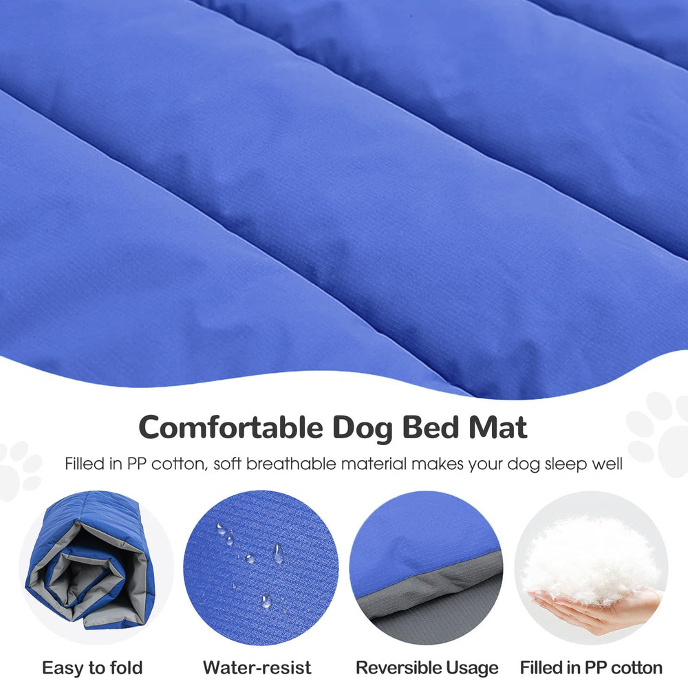 Heeyoo bed features a non-slip bottom for steadiness on slick floors.