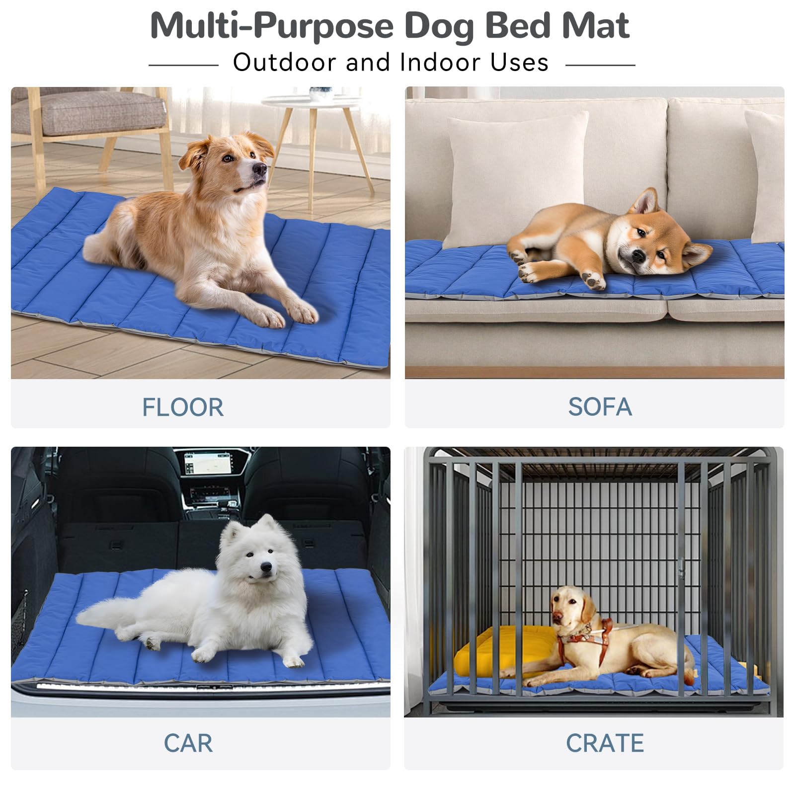 Heeyoo bed is lightweight and packable for simple transport on trips.