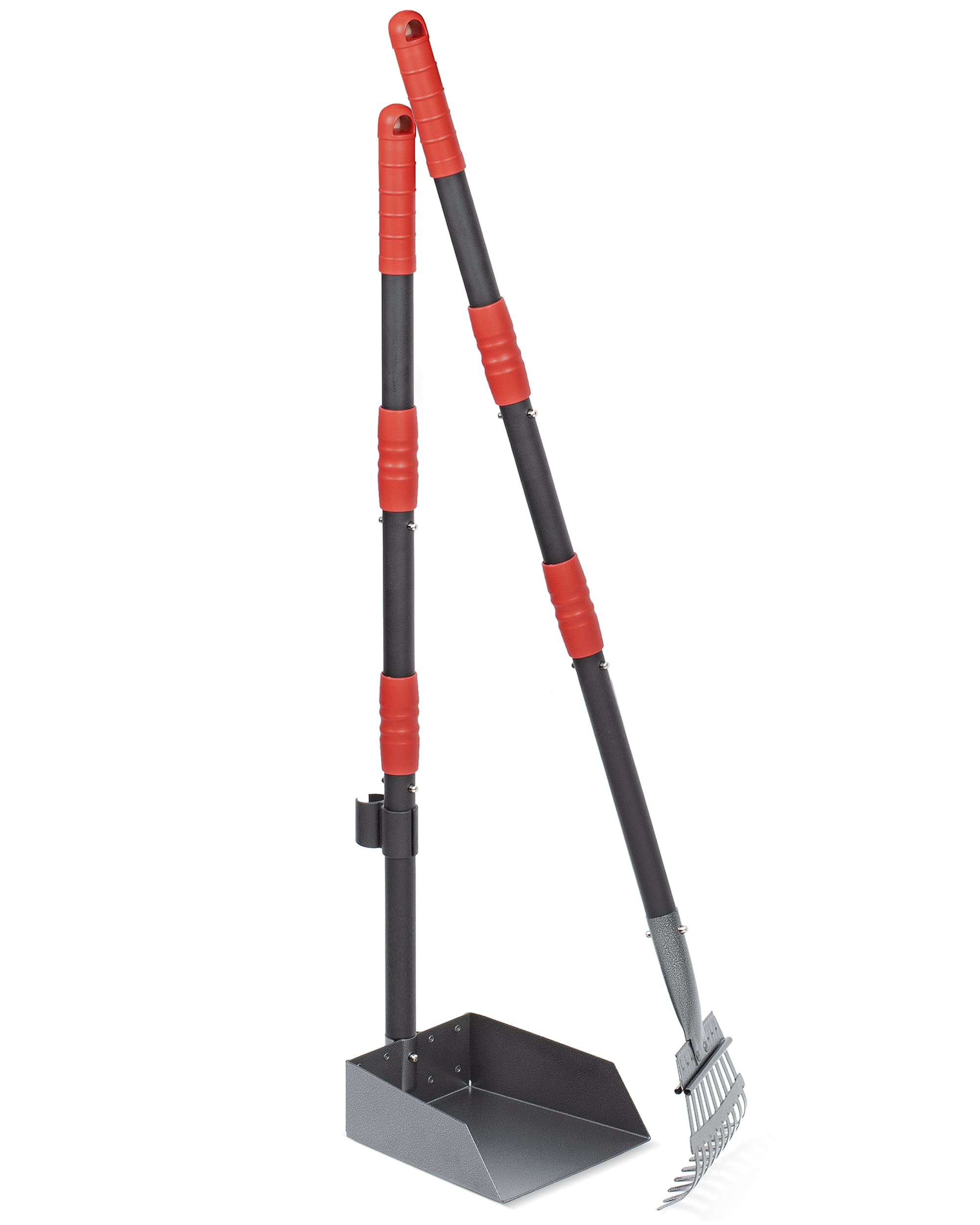 Heeyoo packaged-set highlights durable metal tray and rake in one box.