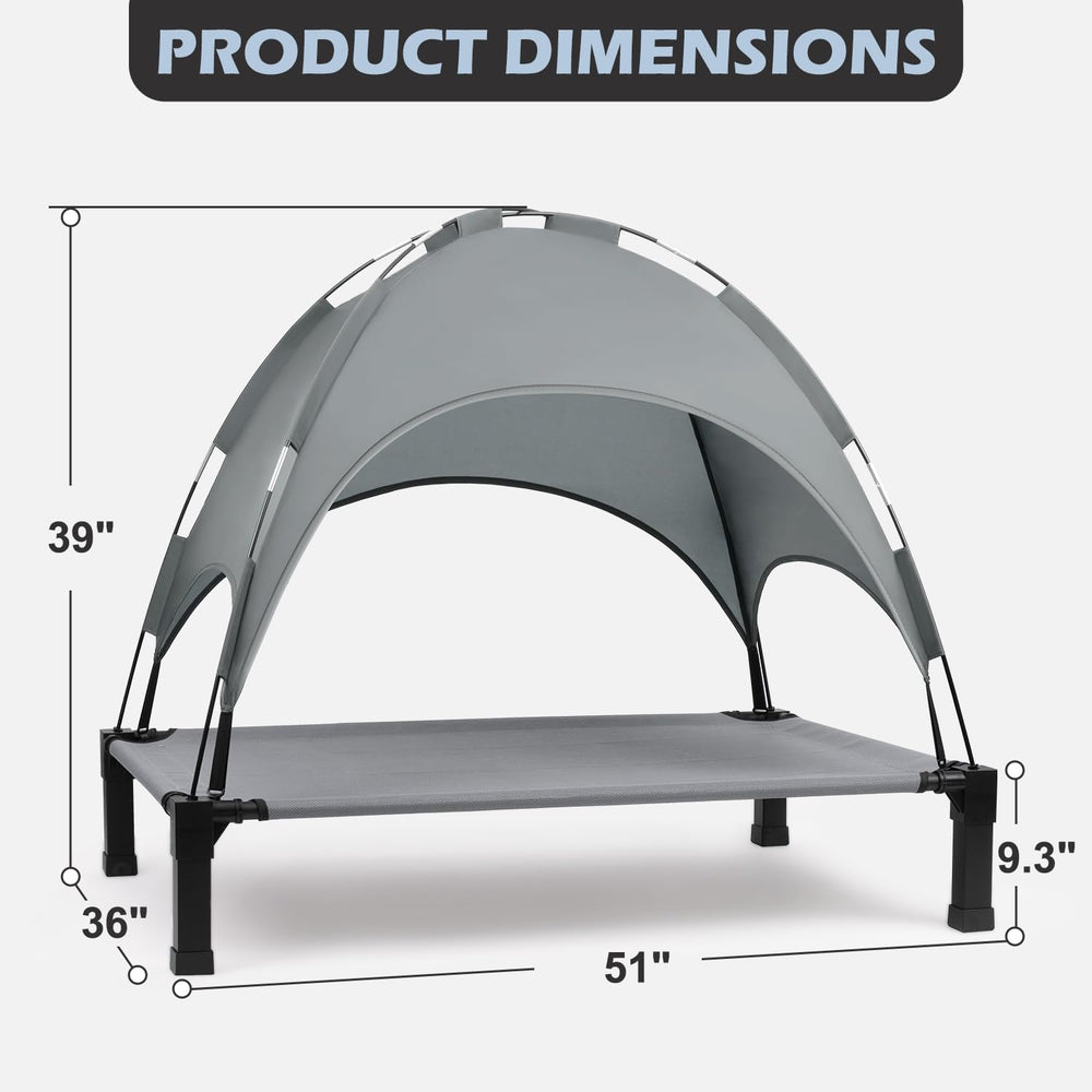 Heeyoo portable dog cot ideal for camping and beach days