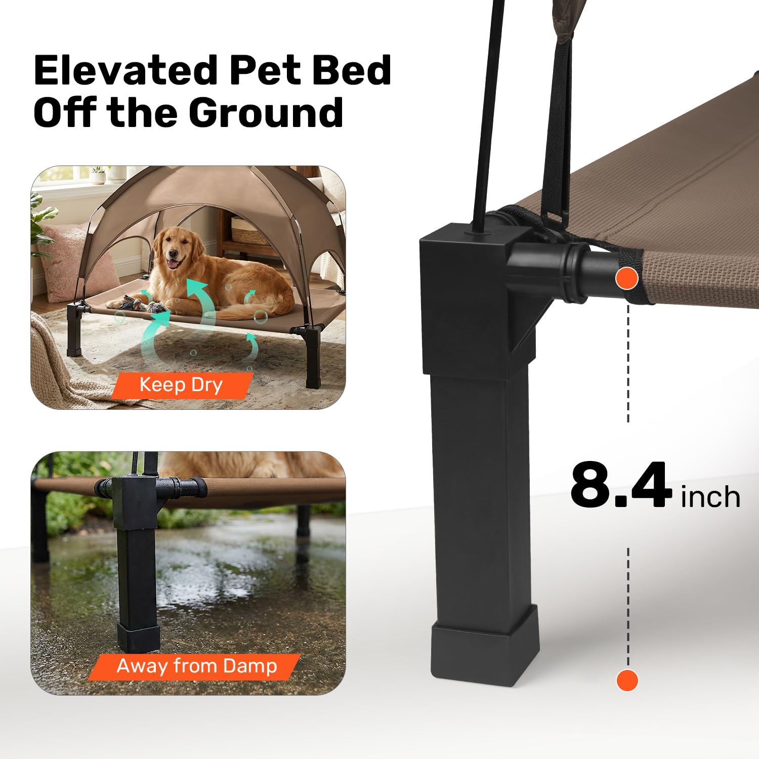 Heeyoo detachable shade canopy attached for sun protection during outdoor use.
