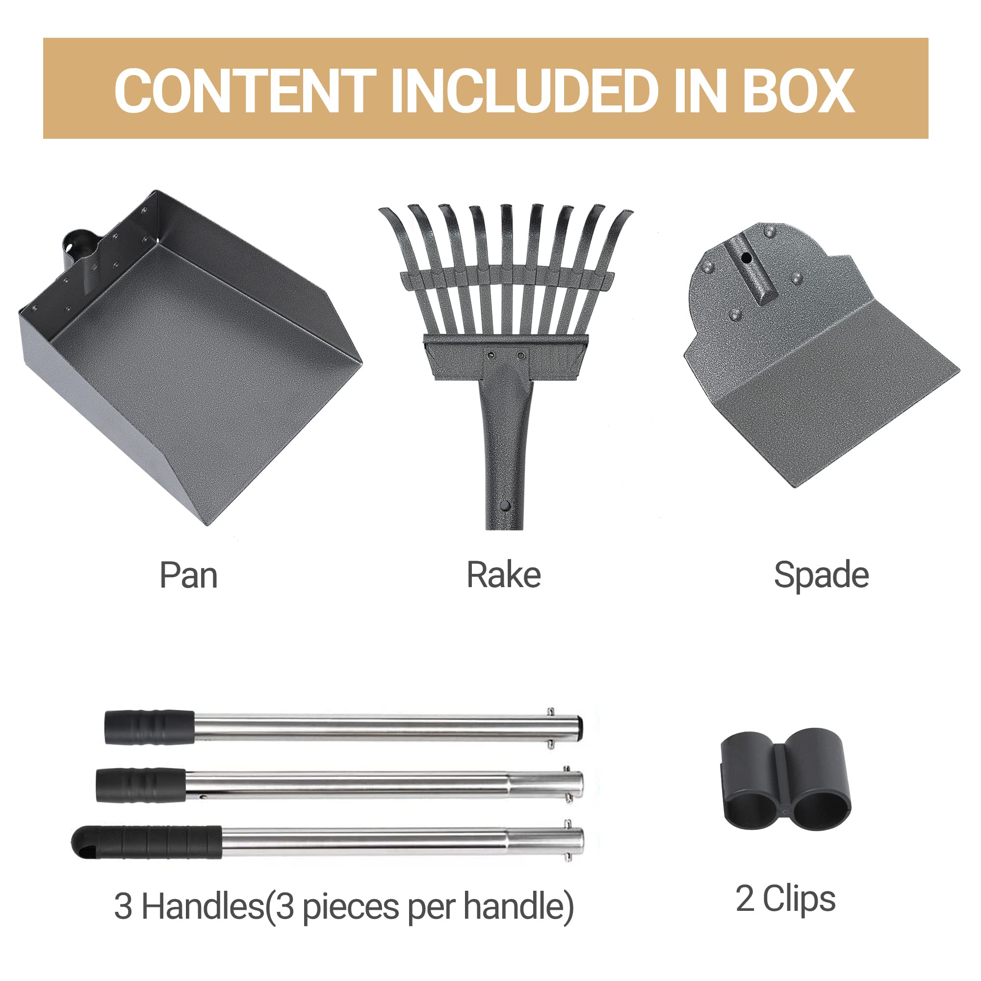 Heeyoo rustproof metal frame resists outdoor exposure.