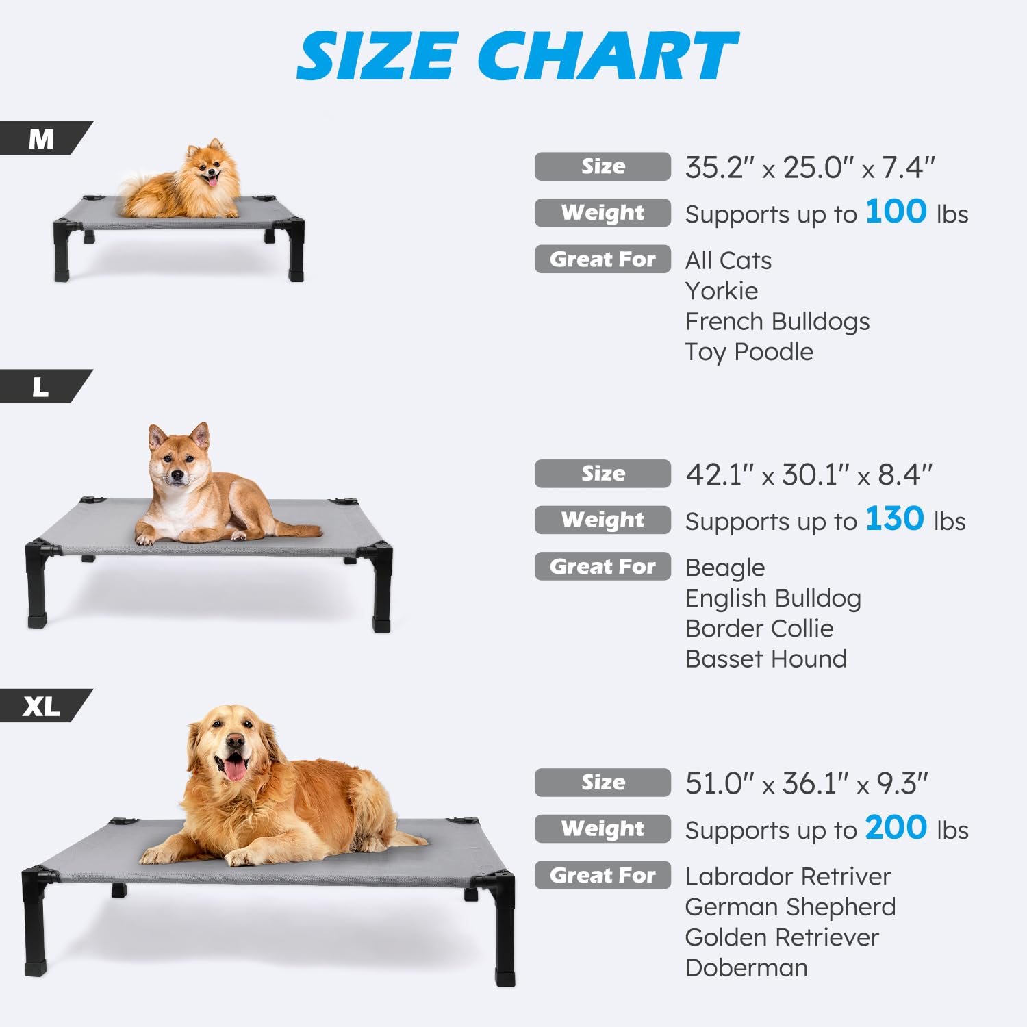 Heeyoo portable dog bed for quick, tool-free assembly.